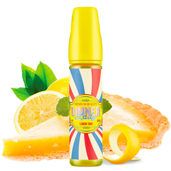 E-liquide Lemon Tart - Shortfill format - Dinner Lady | 50ml